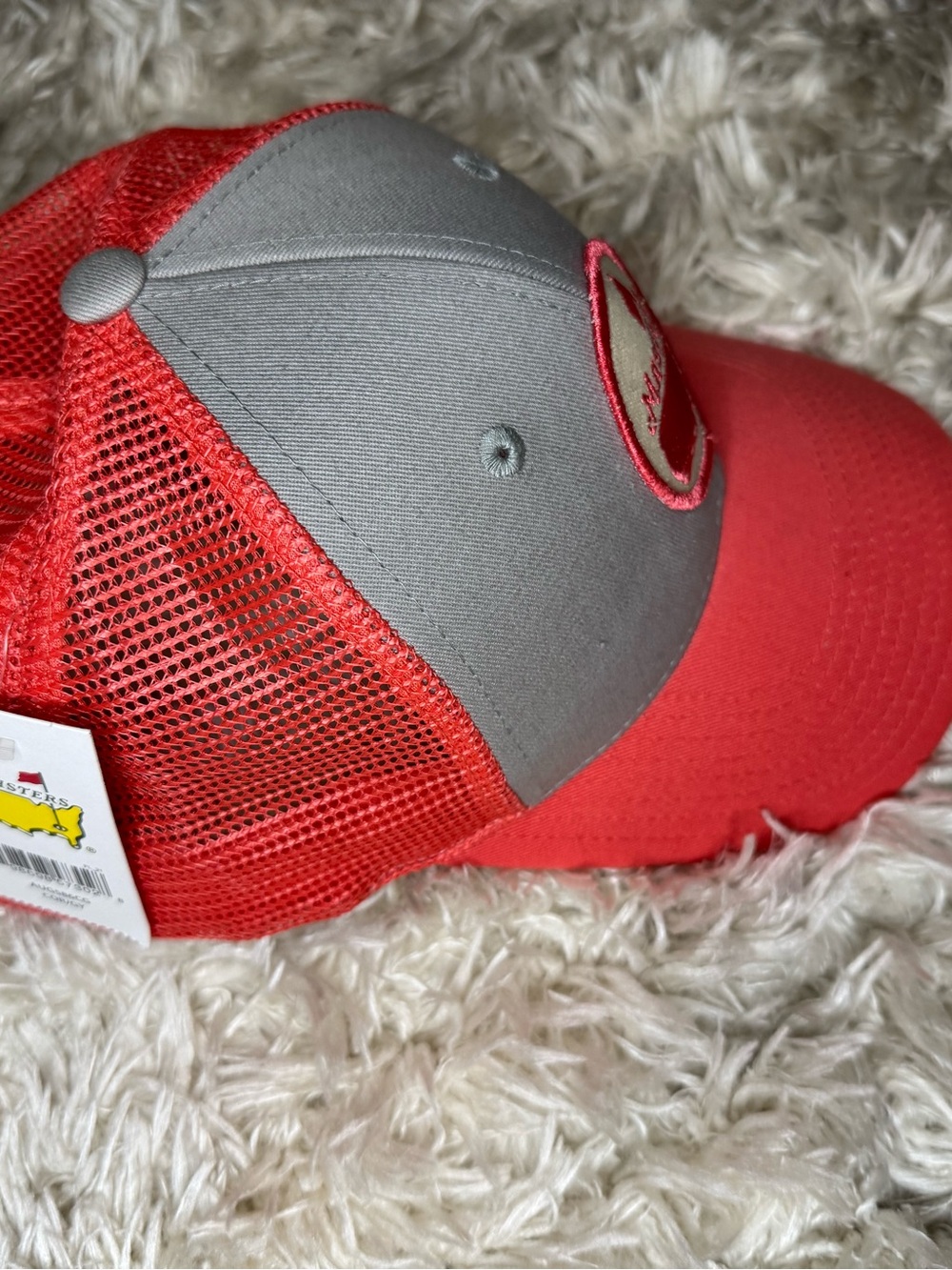 Masters Pink and Gray Ladies Fit Trucker Hat - Picture 16 of 16